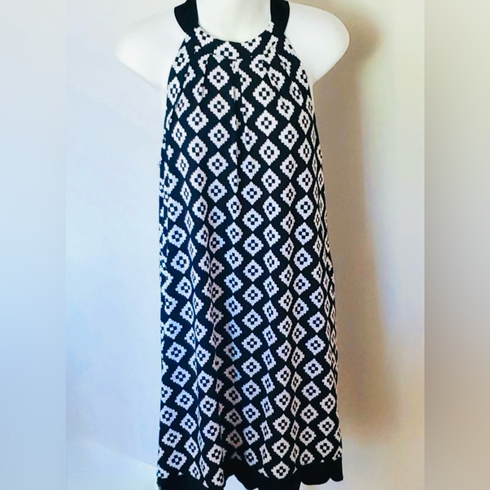 Mud Pie Mini Halter Dress With Sash Tie(Large)